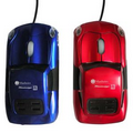 Full Size Sports Car Optical Mouse w/ Headlights (4.50"x2.00"x1.50")